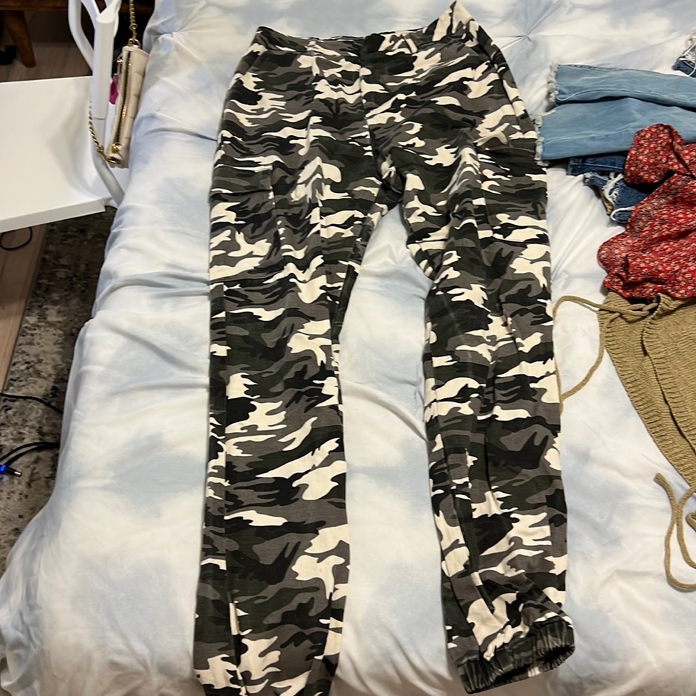 PLT Cargo Camo Pants